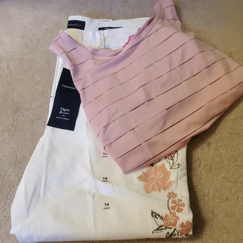 White Charter Club Capri